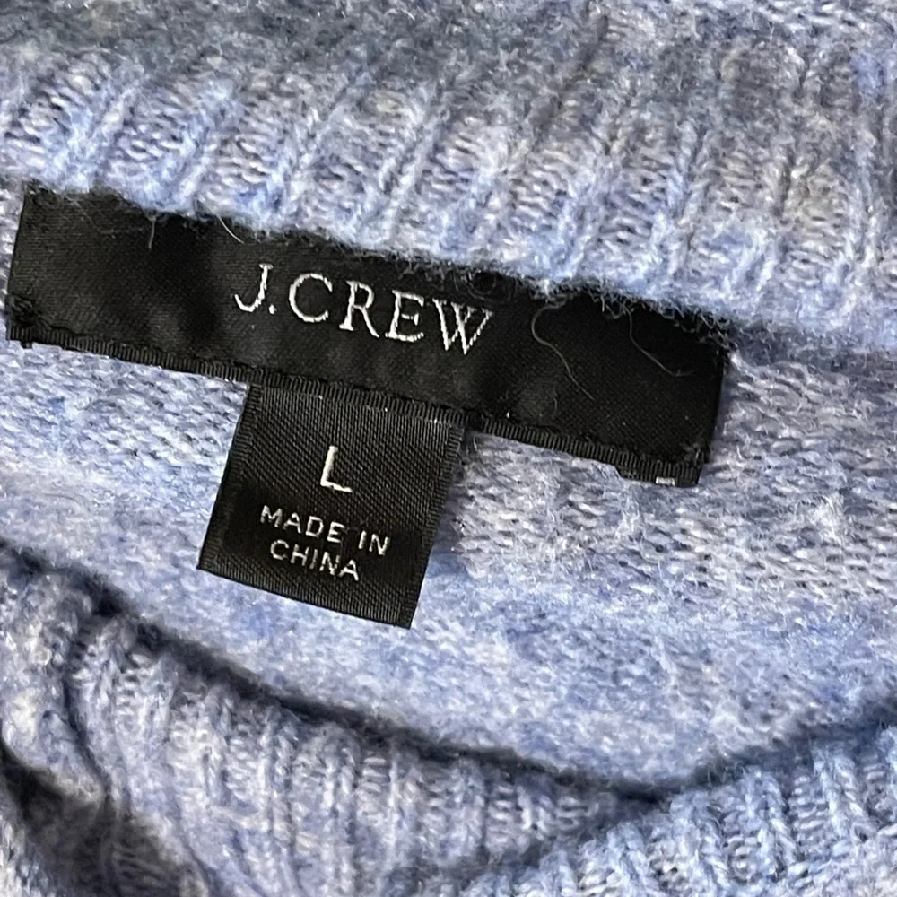 J. Crew Gray Merino Wool Alpaca Blend Sweater Pullover Cozy Grunge Preppy Large